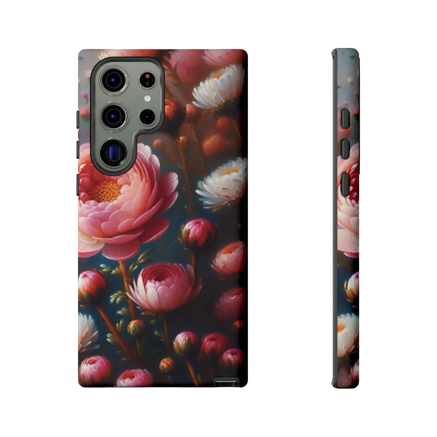 All Things Samsung Floral Tough Phone Case - Elegant Protective Design for Flower Lovers