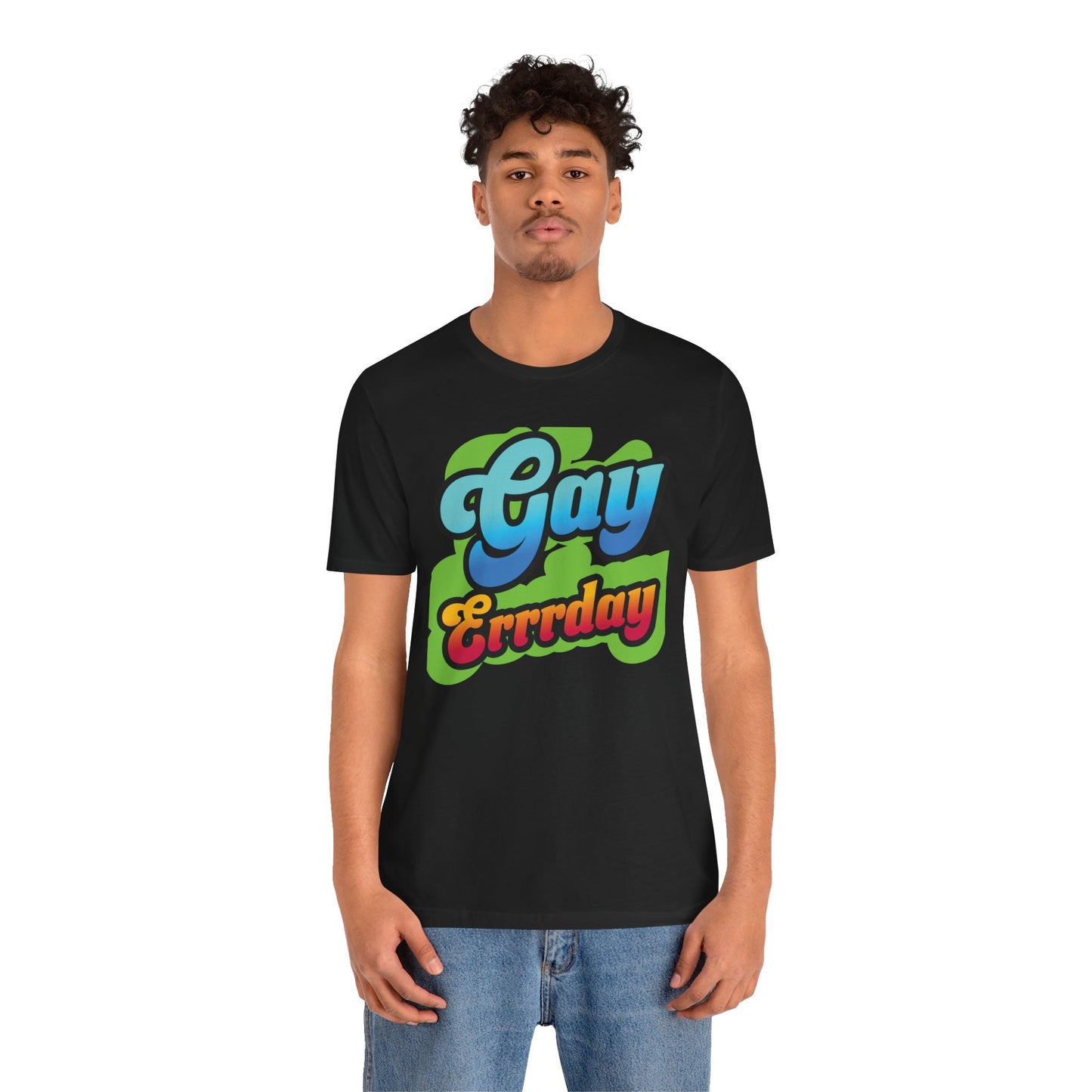 Pride Graphic Tee - Celebrate Love Every Day, LGBTQ+ Gift, Casual Wear, Summer Outing Essentials, Colorful Statement Shirt