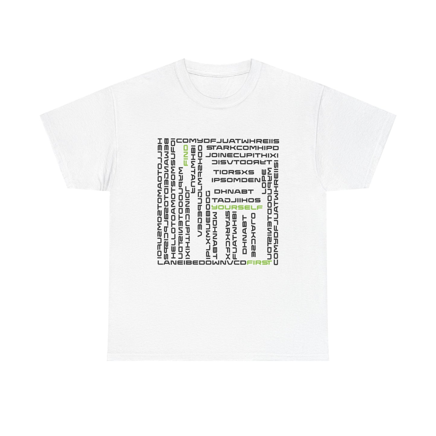 Find Yourself First Unisex Heavy Cotton Tee
