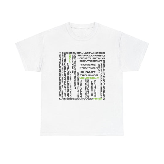 Find Yourself First Unisex Heavy Cotton Tee