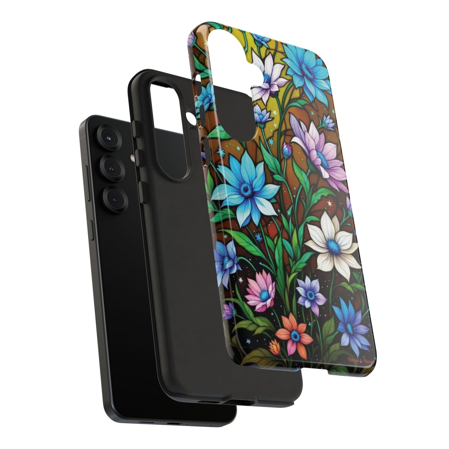 All things Samsung Floral Pattern Phone Case - Tough Cases with Vibrant Flowers