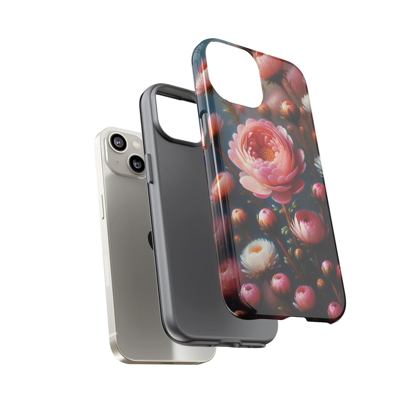 iPhone Lovers Floral Camera Phone Case - Tough & stylish protection case