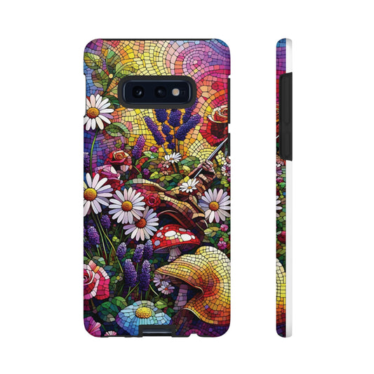 All things Samsung Vibrant Mosaic Floral Phone Case - Tough Cases for Nature Lovers