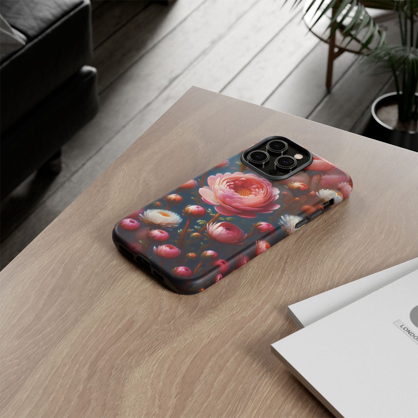 iPhone Lovers Floral Camera Phone Case - Tough & stylish protection case