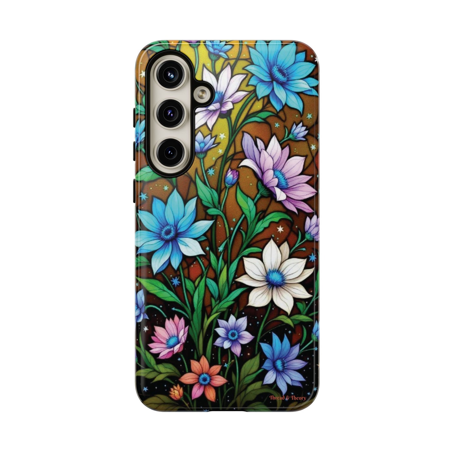 All things Samsung Floral Pattern Phone Case - Tough Cases with Vibrant Flowers