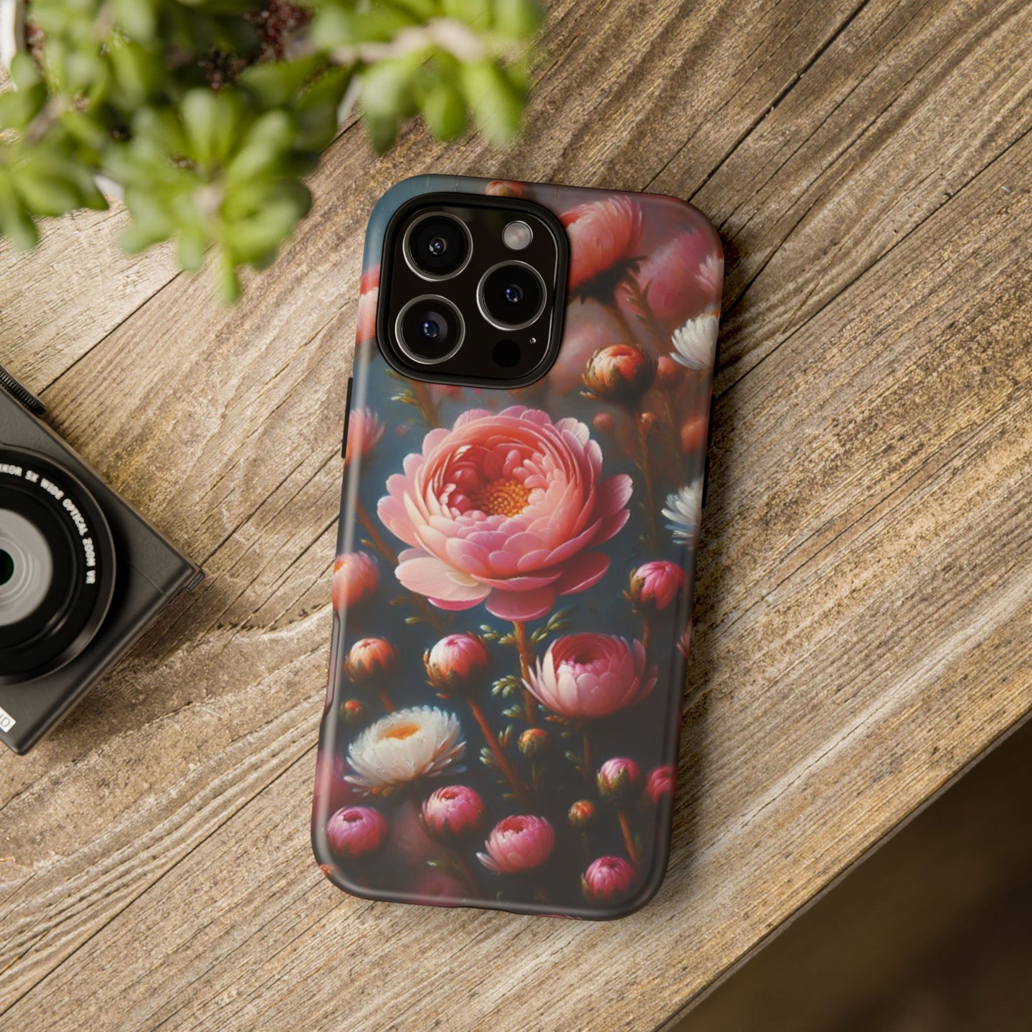 iPhone Lovers Floral Camera Phone Case - Tough & stylish protection case