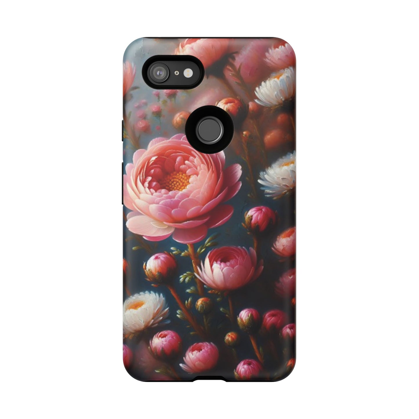 Pixel Me Floral Tough Phone Case - Elegant Protective Design for Flower Lovers