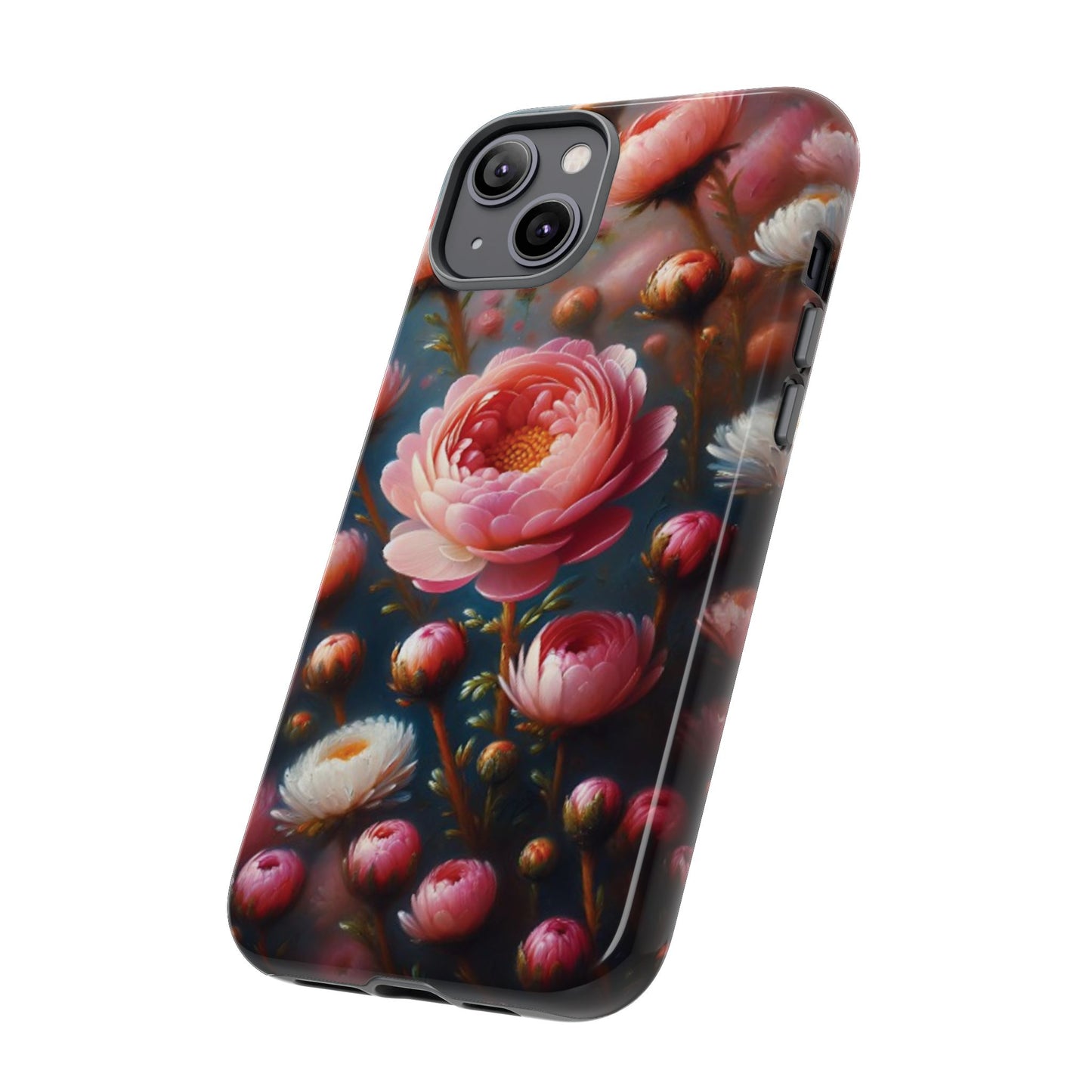 iPhone Lovers Floral Camera Phone Case - Tough & stylish protection case