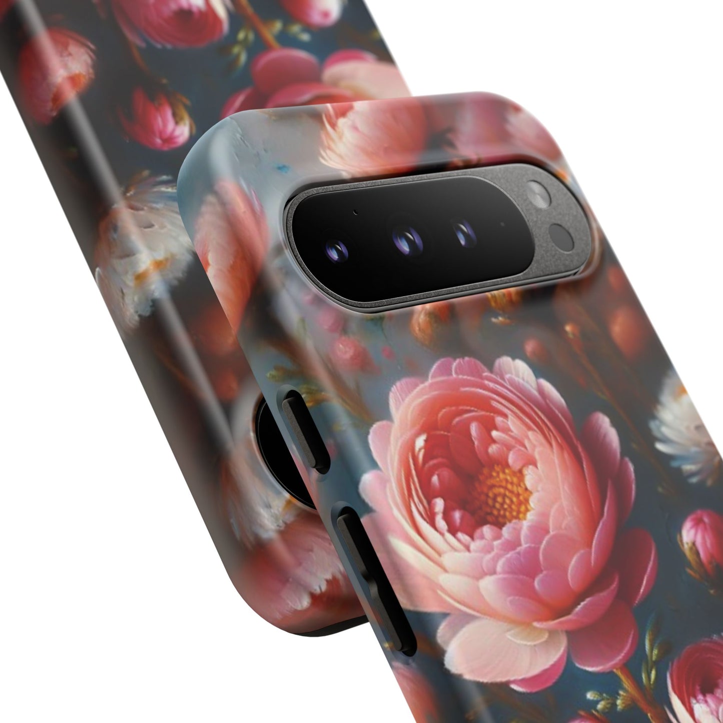 Pixel Me Floral Tough Phone Case - Elegant Protective Design for Flower Lovers