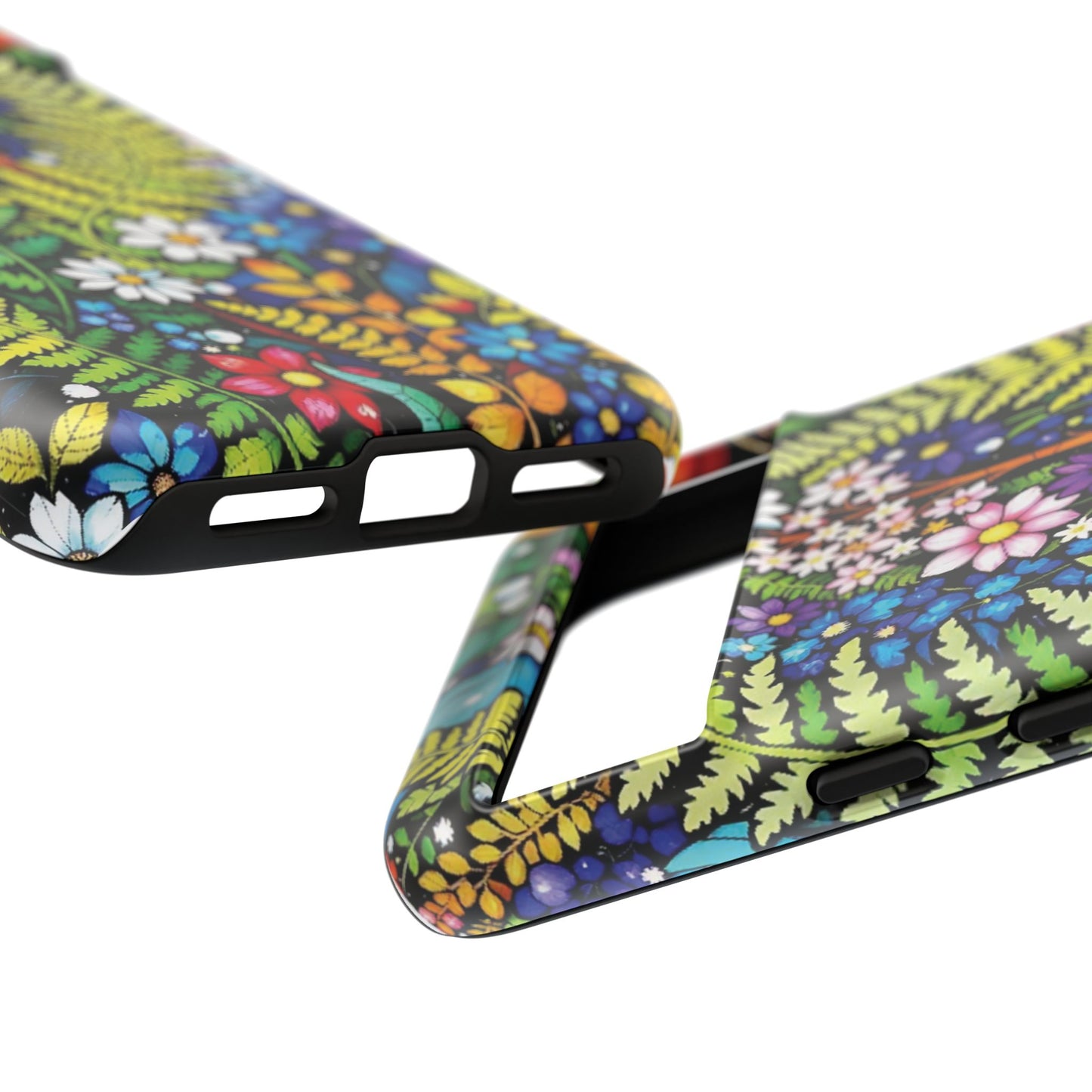 Pixel Me Floral Tough Phone Case - Vibrant Nature Design