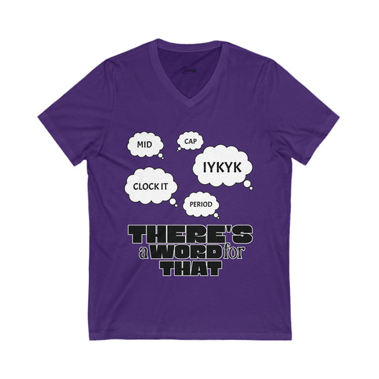 Funny V-Neck Tee, Casual Wear, Gift for Friends, Humor Top, Fun Conversation Starter Shirt, Birthday Gift