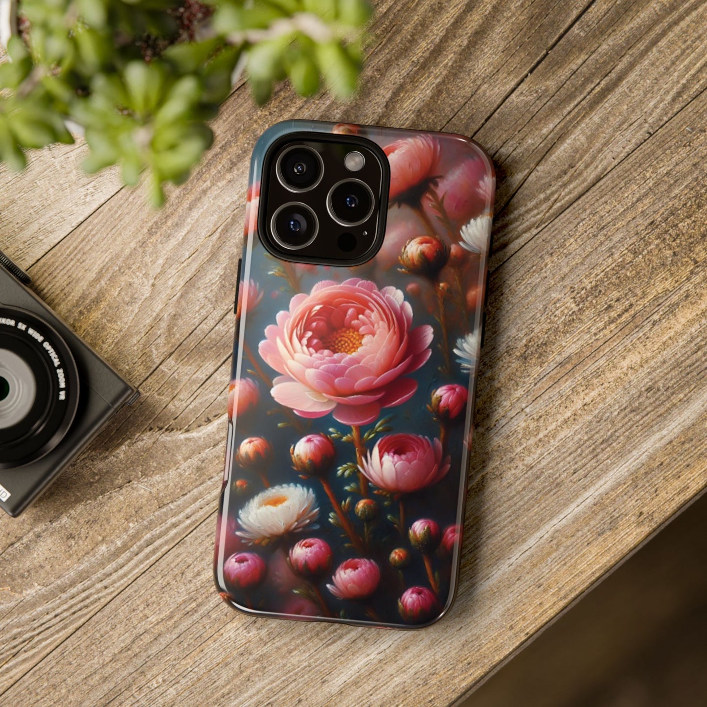 iPhone Lovers Floral Camera Phone Case - Tough & stylish protection case