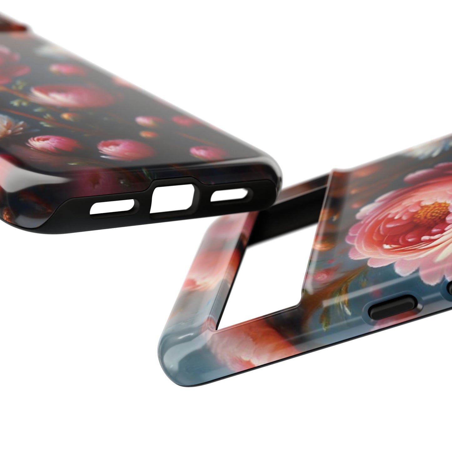 Pixel Me Floral Tough Phone Case - Elegant Protective Design for Flower Lovers