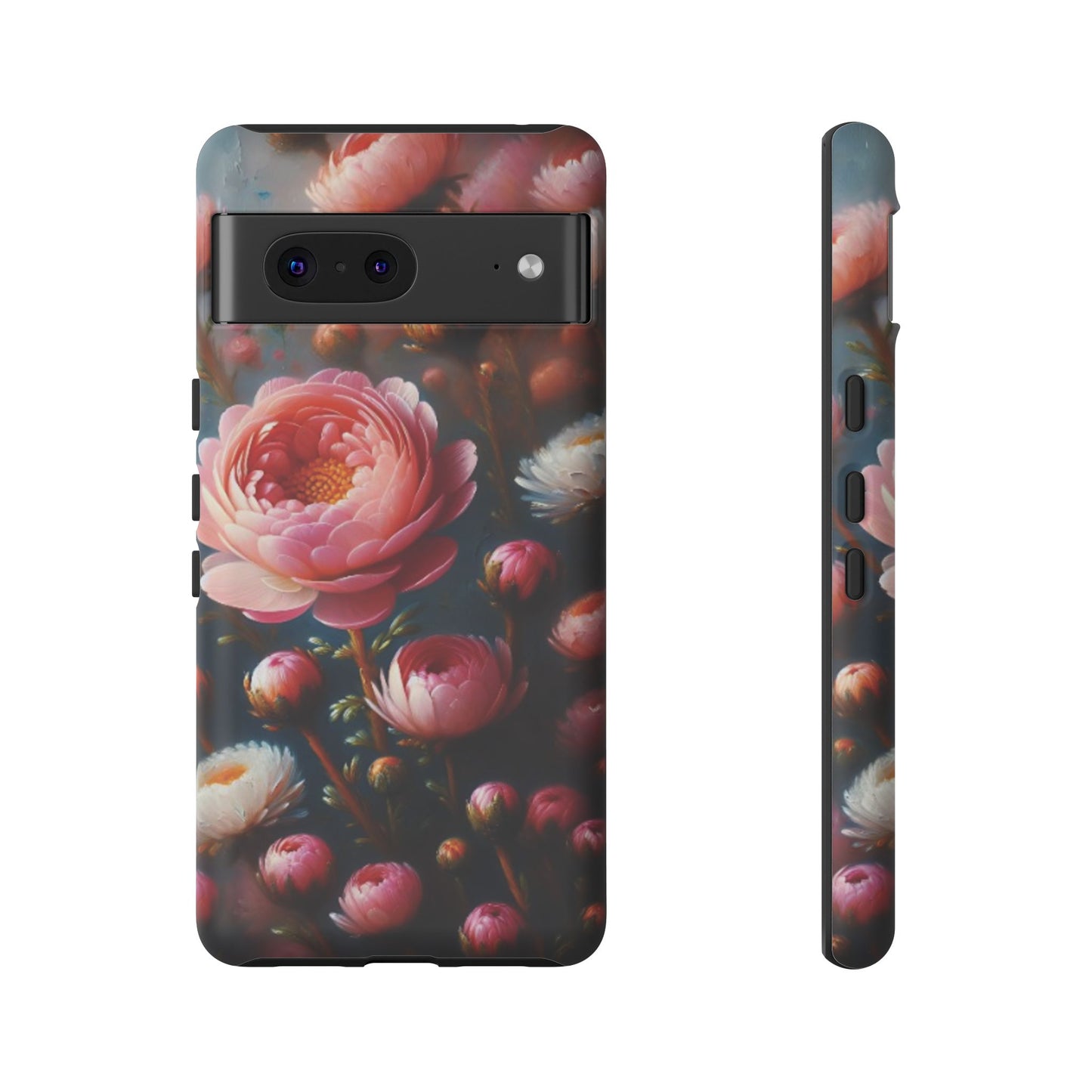 Pixel Me Floral Tough Phone Case - Elegant Protective Design for Flower Lovers