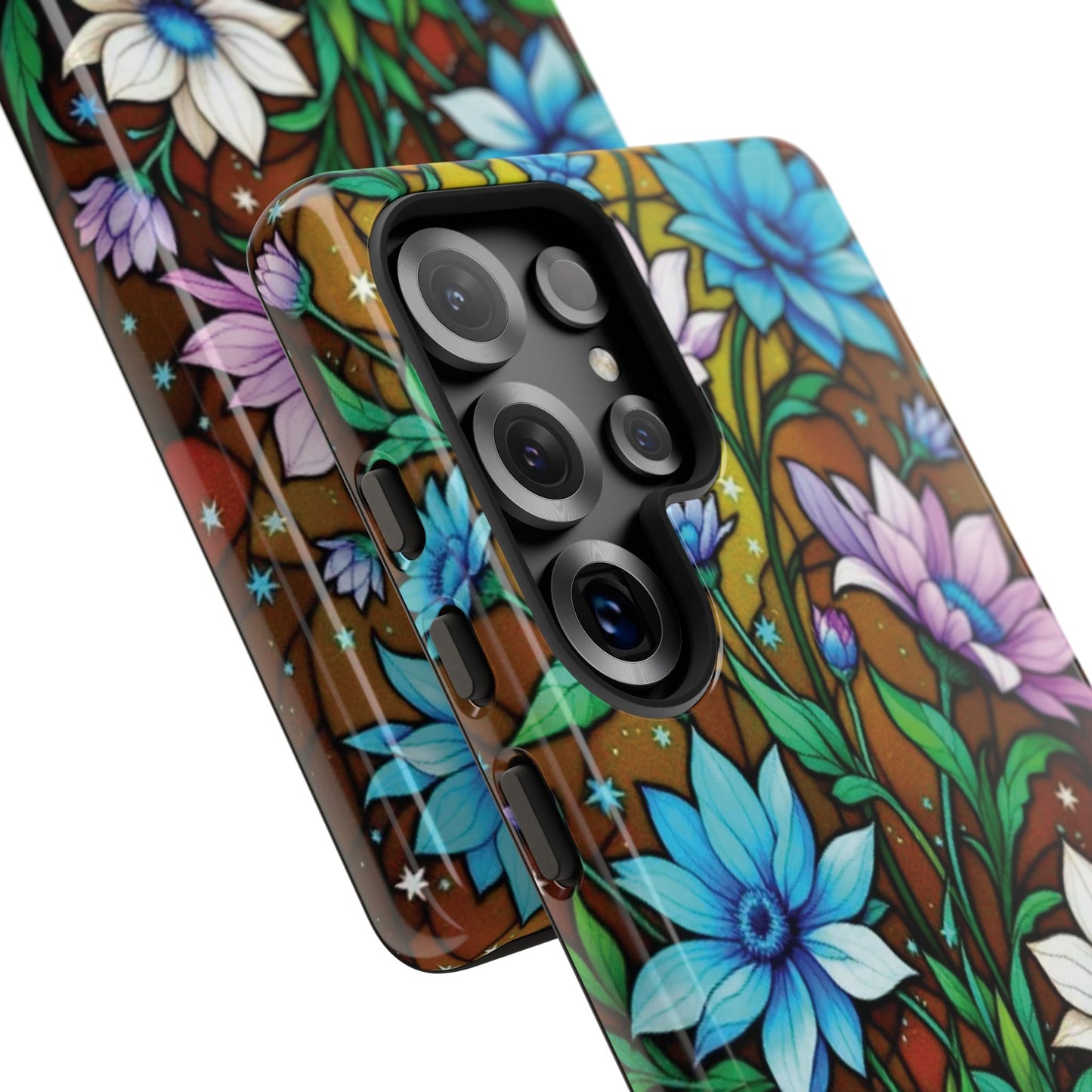 All things Samsung Floral Pattern Phone Case - Tough Cases with Vibrant Flowers