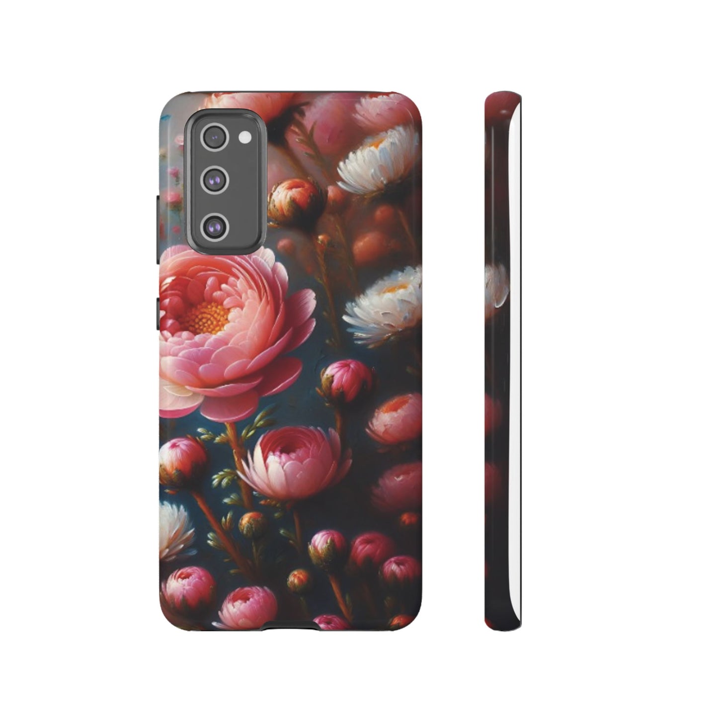 All Things Samsung Floral Tough Phone Case - Elegant Protective Design for Flower Lovers