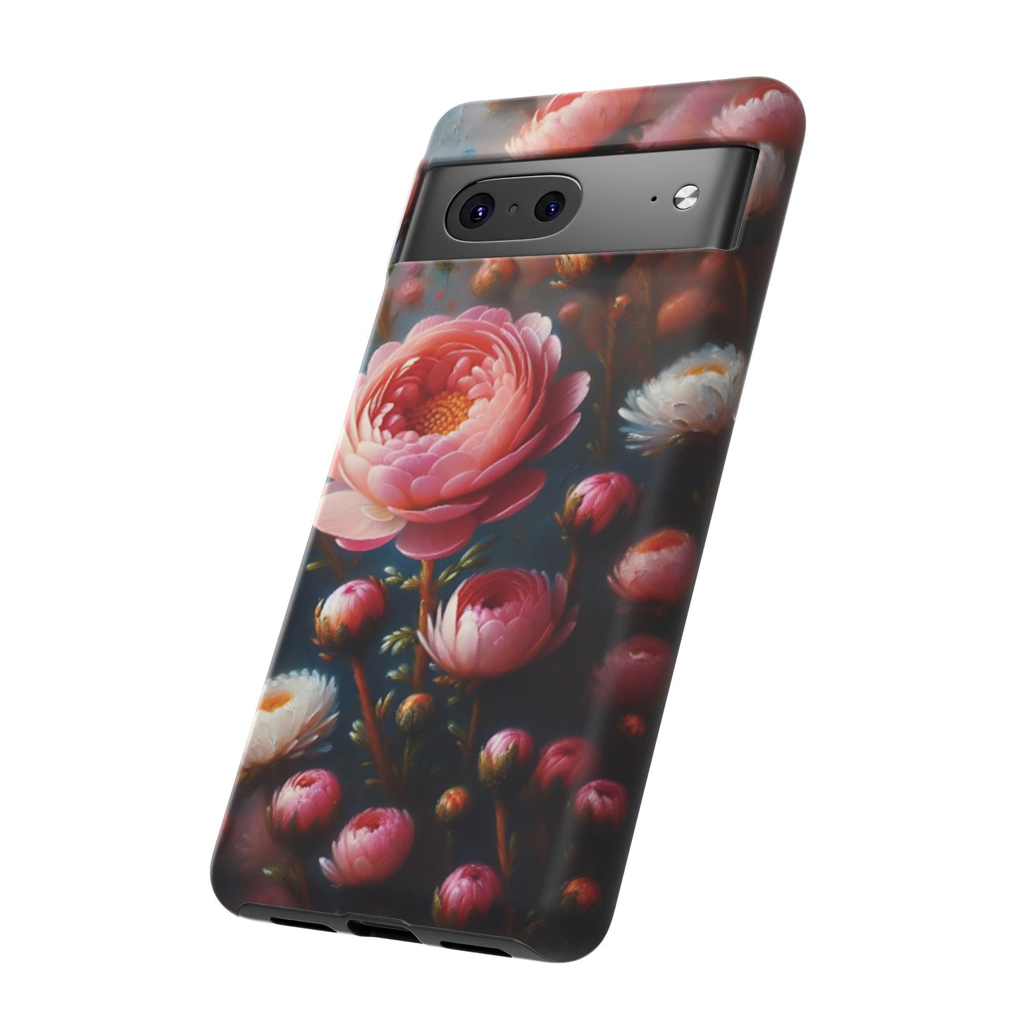 Pixel Me Floral Tough Phone Case - Elegant Protective Design for Flower Lovers
