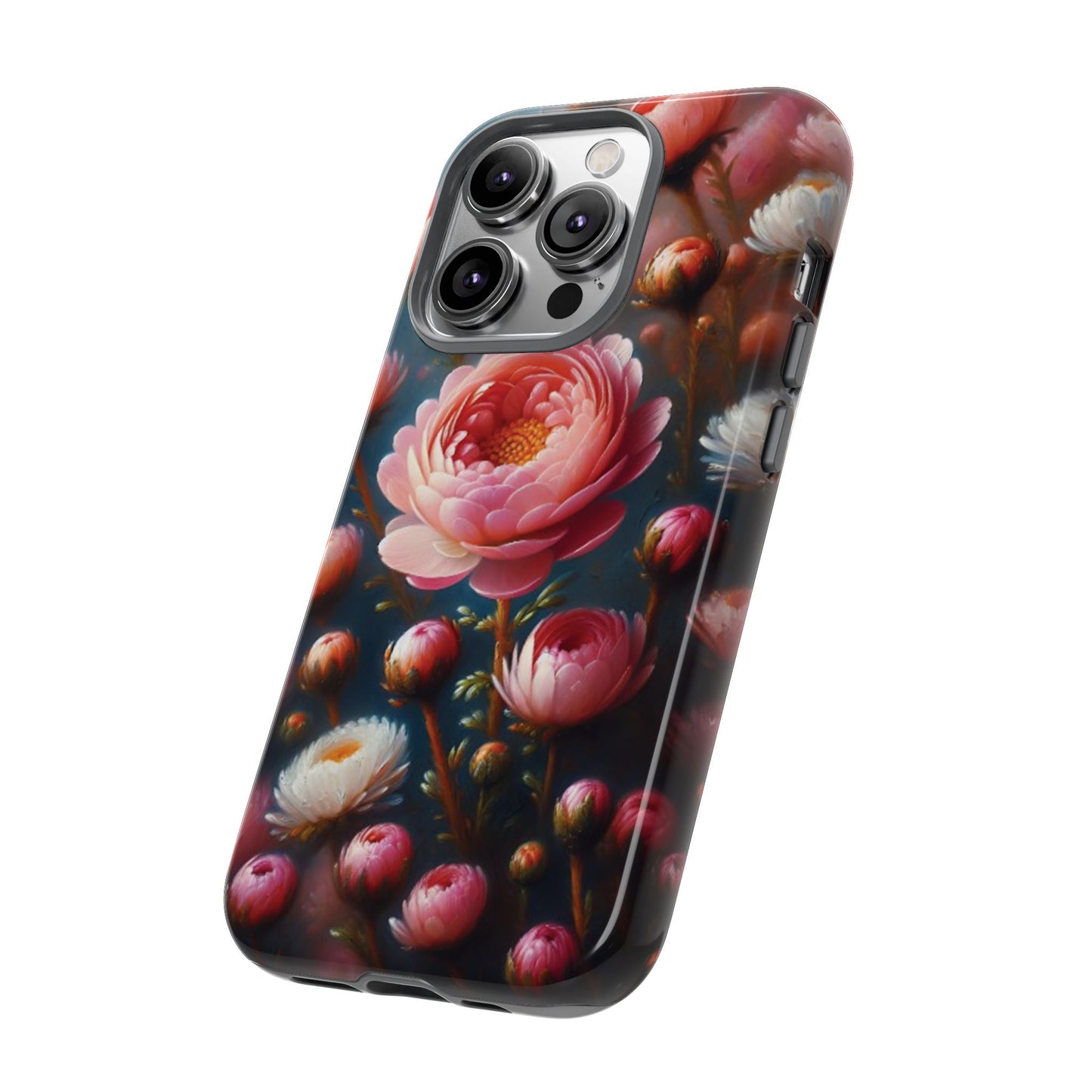 iPhone Lovers Floral Camera Phone Case - Tough & stylish protection case