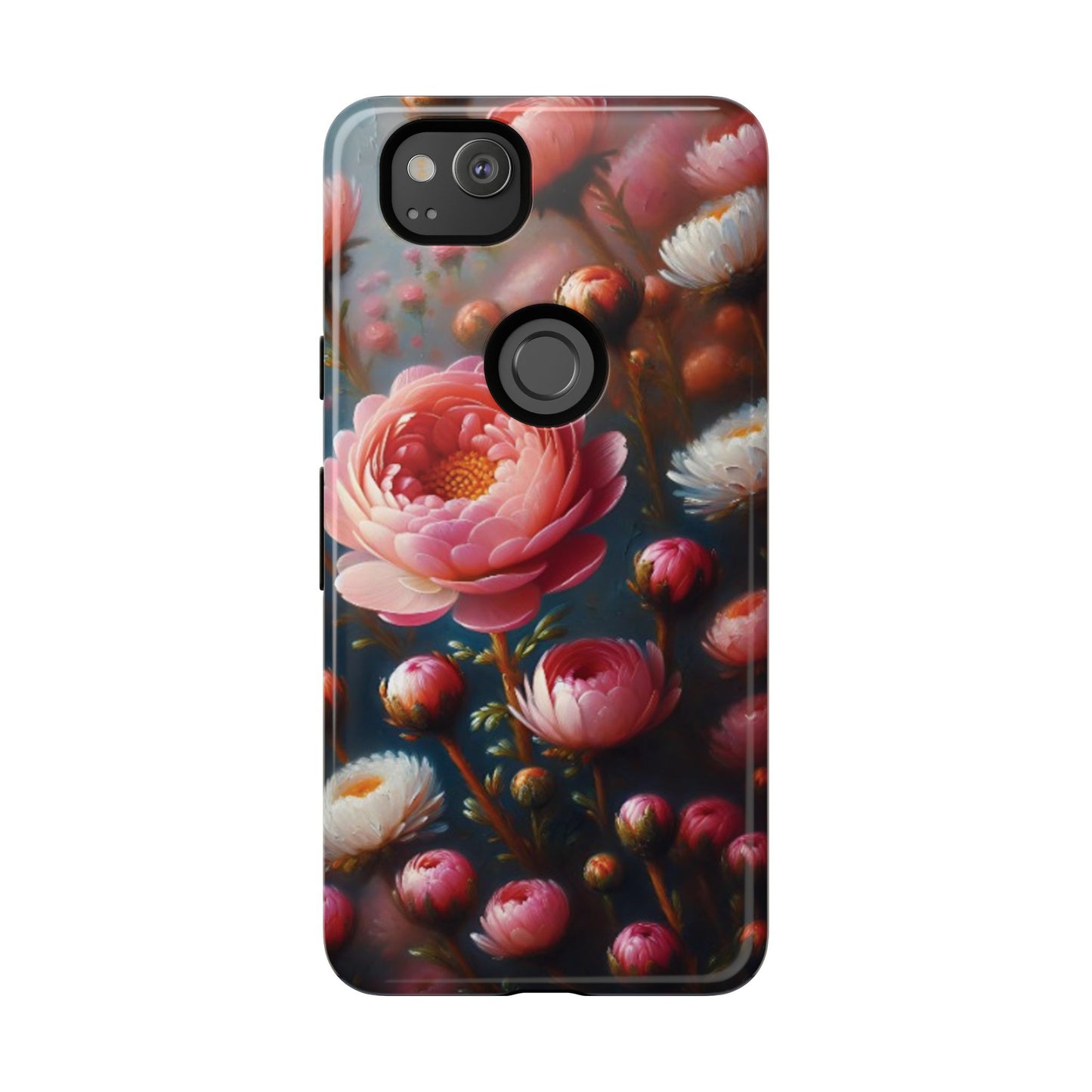 Pixel Me Floral Tough Phone Case - Elegant Protective Design for Flower Lovers