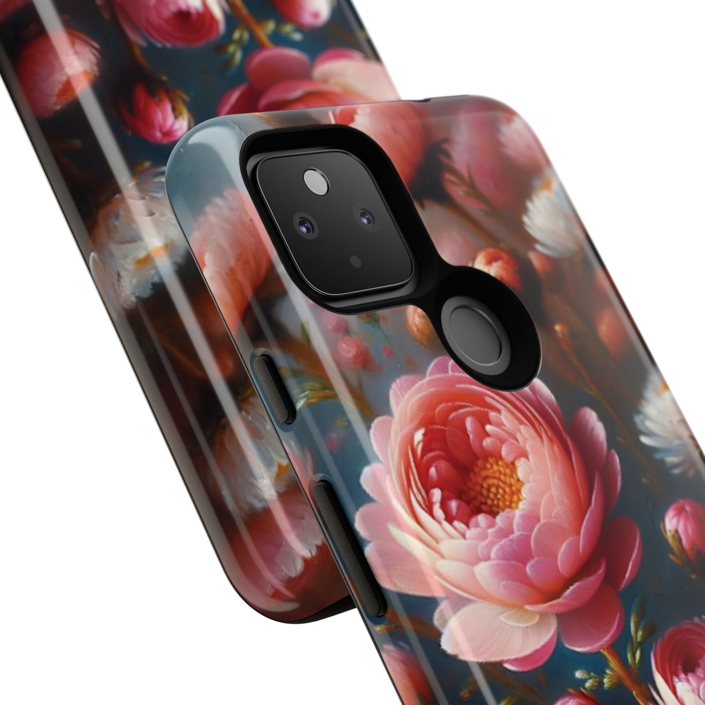Pixel Me Floral Tough Phone Case - Elegant Protective Design for Flower Lovers