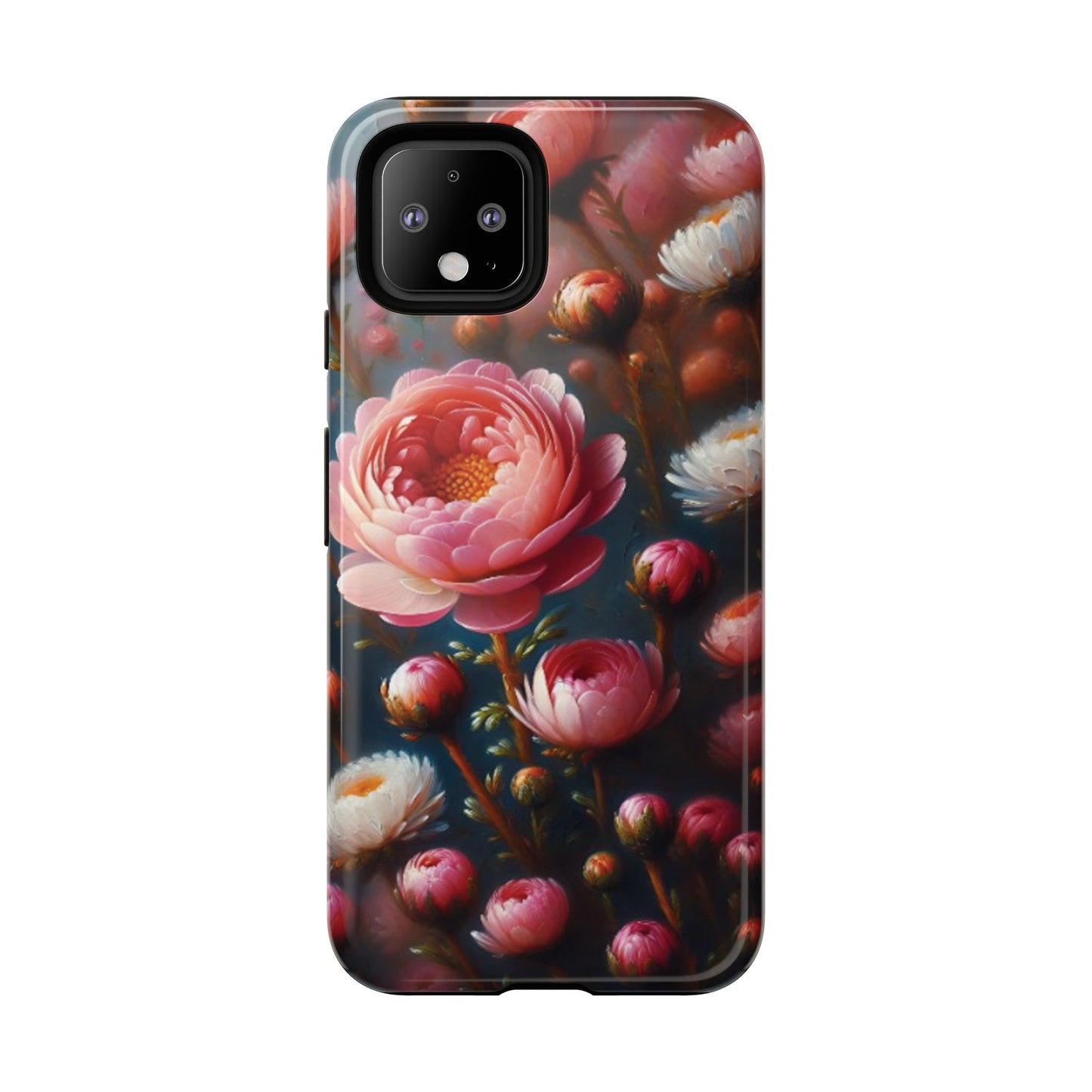 Pixel Me Floral Tough Phone Case - Elegant Protective Design for Flower Lovers