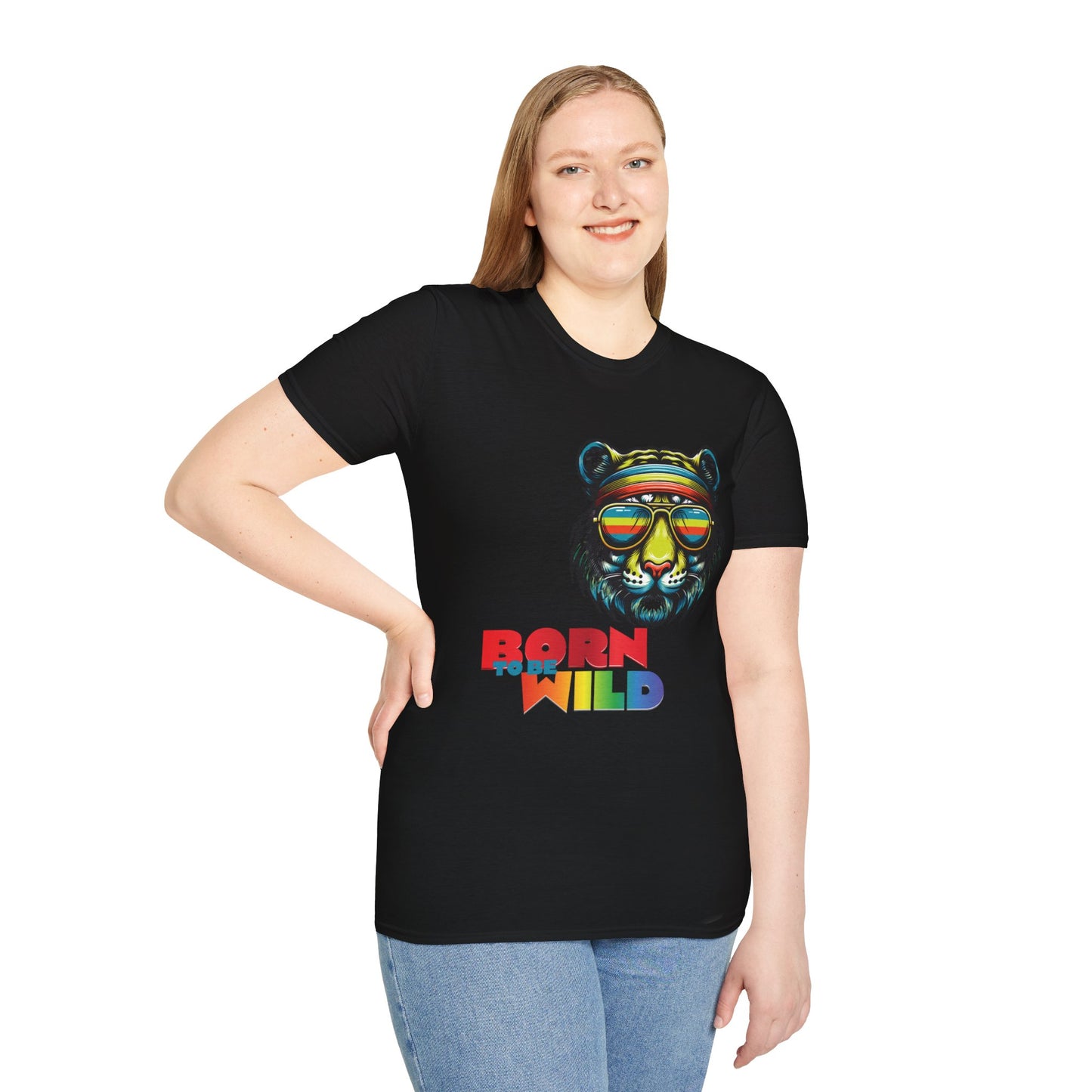 Loud and Proud Born to Be Wild Tiger T-Shirt