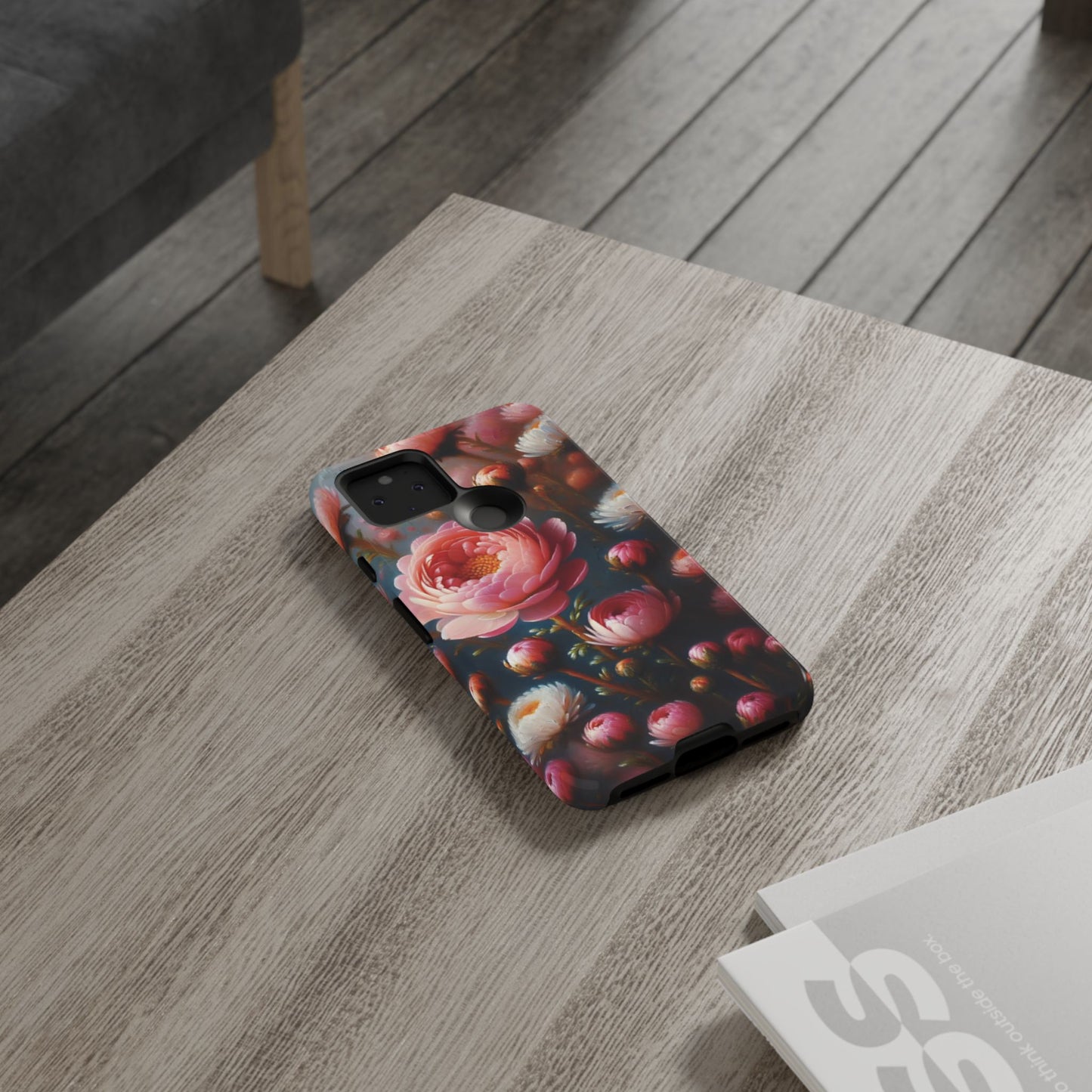 Pixel Me Floral Tough Phone Case - Elegant Protective Design for Flower Lovers