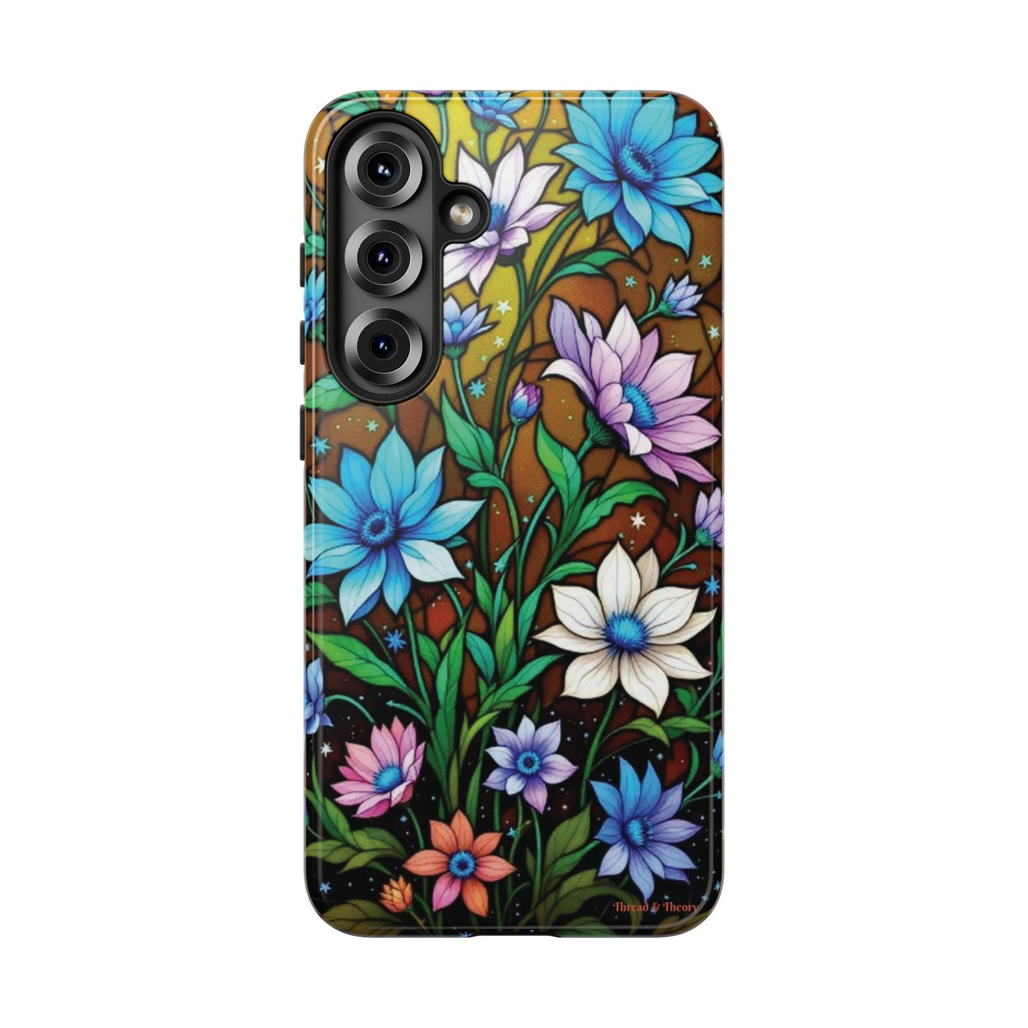All things Samsung Floral Pattern Phone Case - Tough Cases with Vibrant Flowers