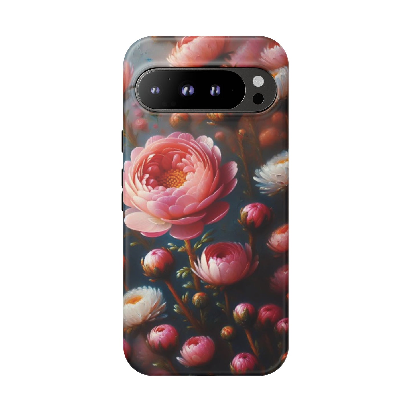 Pixel Me Floral Tough Phone Case - Elegant Protective Design for Flower Lovers