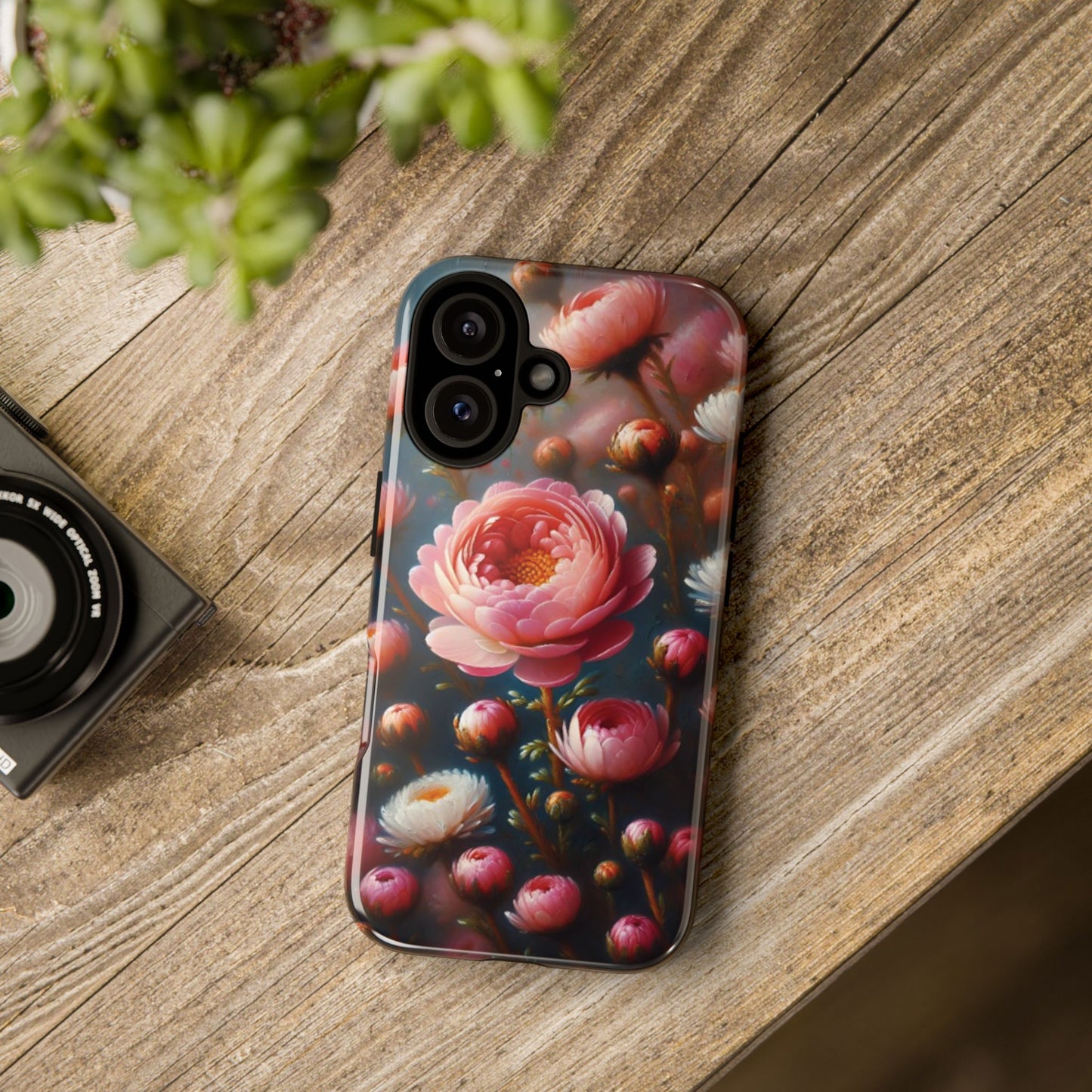 iPhone Lovers Floral Camera Phone Case - Tough & stylish protection case