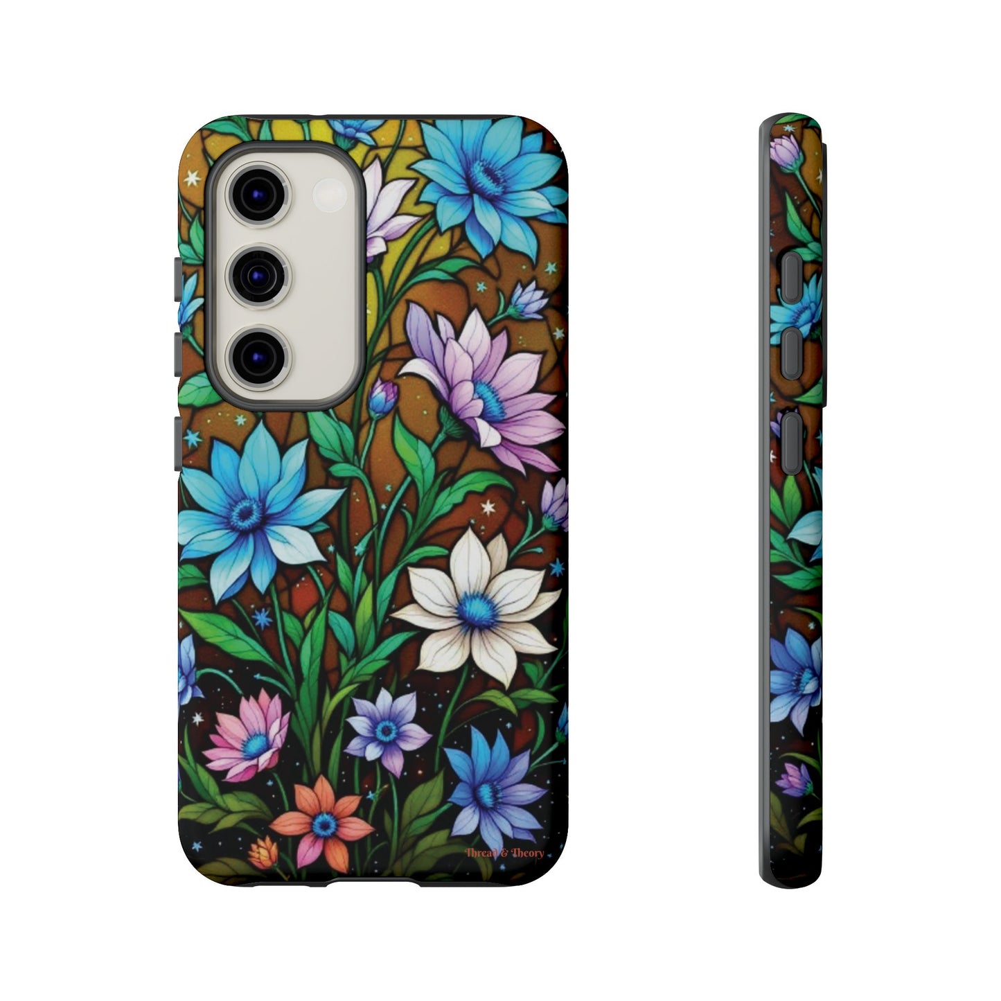All things Samsung Floral Pattern Phone Case - Tough Cases with Vibrant Flowers