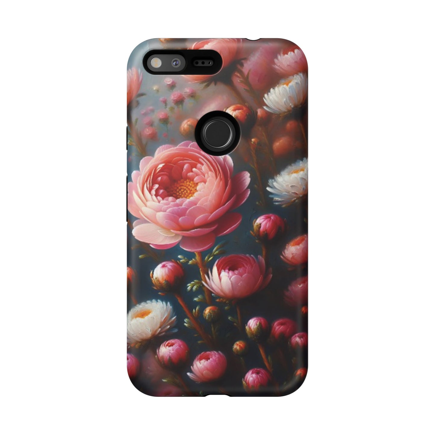 Pixel Me Floral Tough Phone Case - Elegant Protective Design for Flower Lovers