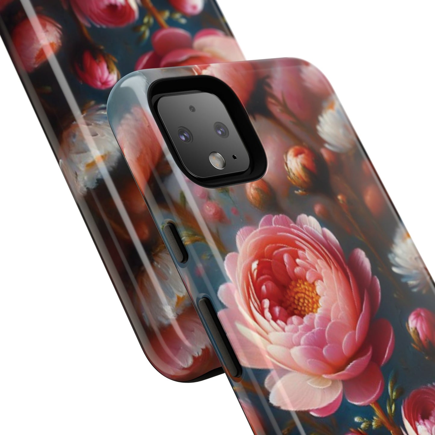 Pixel Me Floral Tough Phone Case - Elegant Protective Design for Flower Lovers