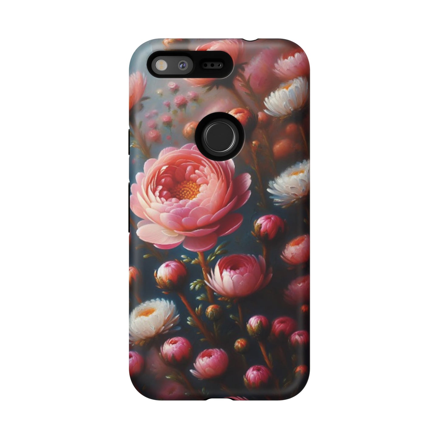 Pixel Me Floral Tough Phone Case - Elegant Protective Design for Flower Lovers