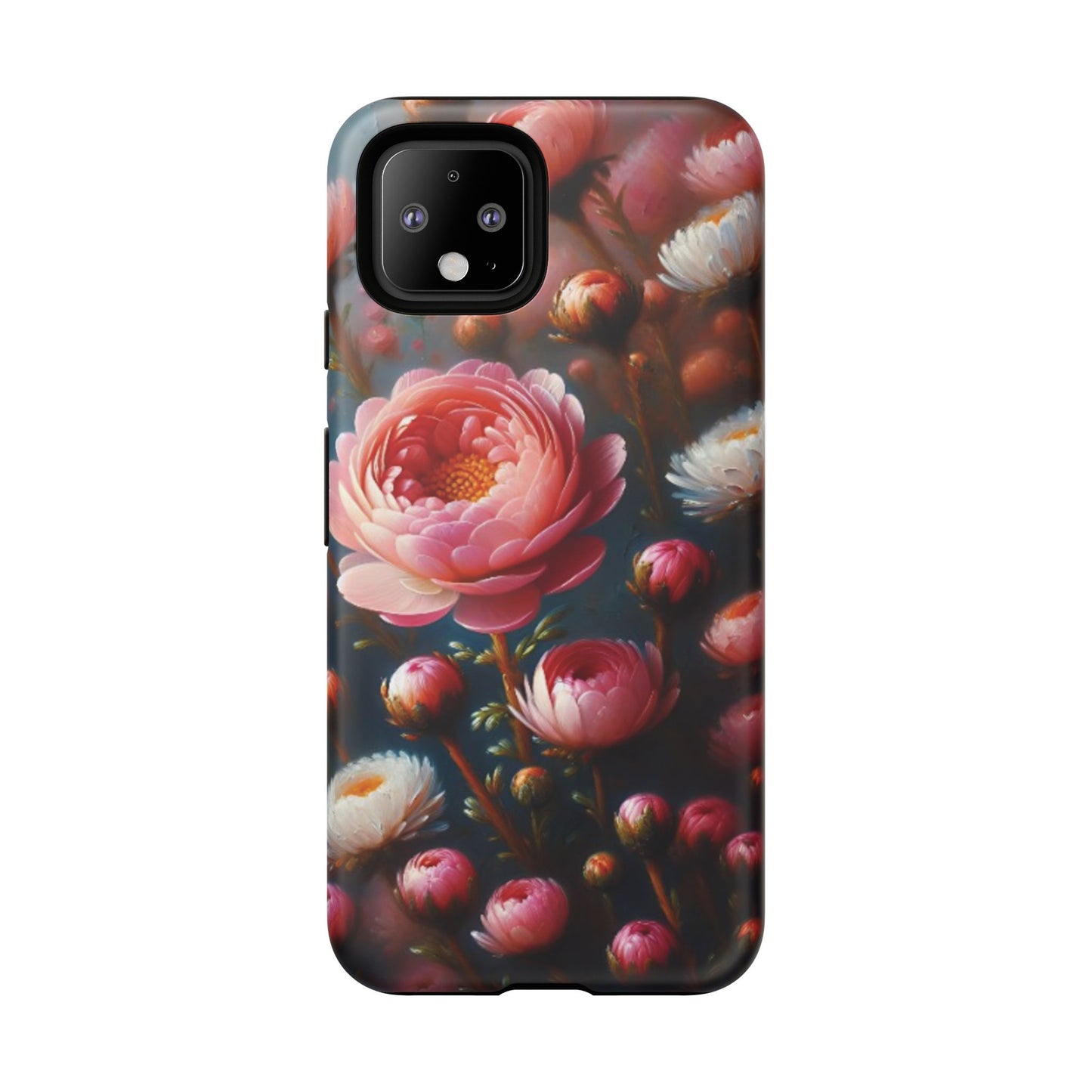 Pixel Me Floral Tough Phone Case - Elegant Protective Design for Flower Lovers
