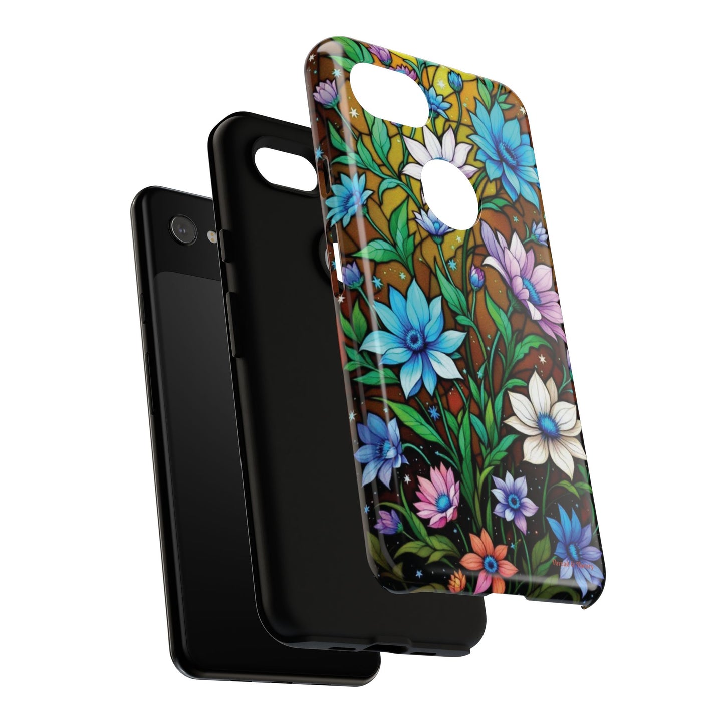 Pixel Me Floral Tough Case - Stylish and Durable Phone Protection