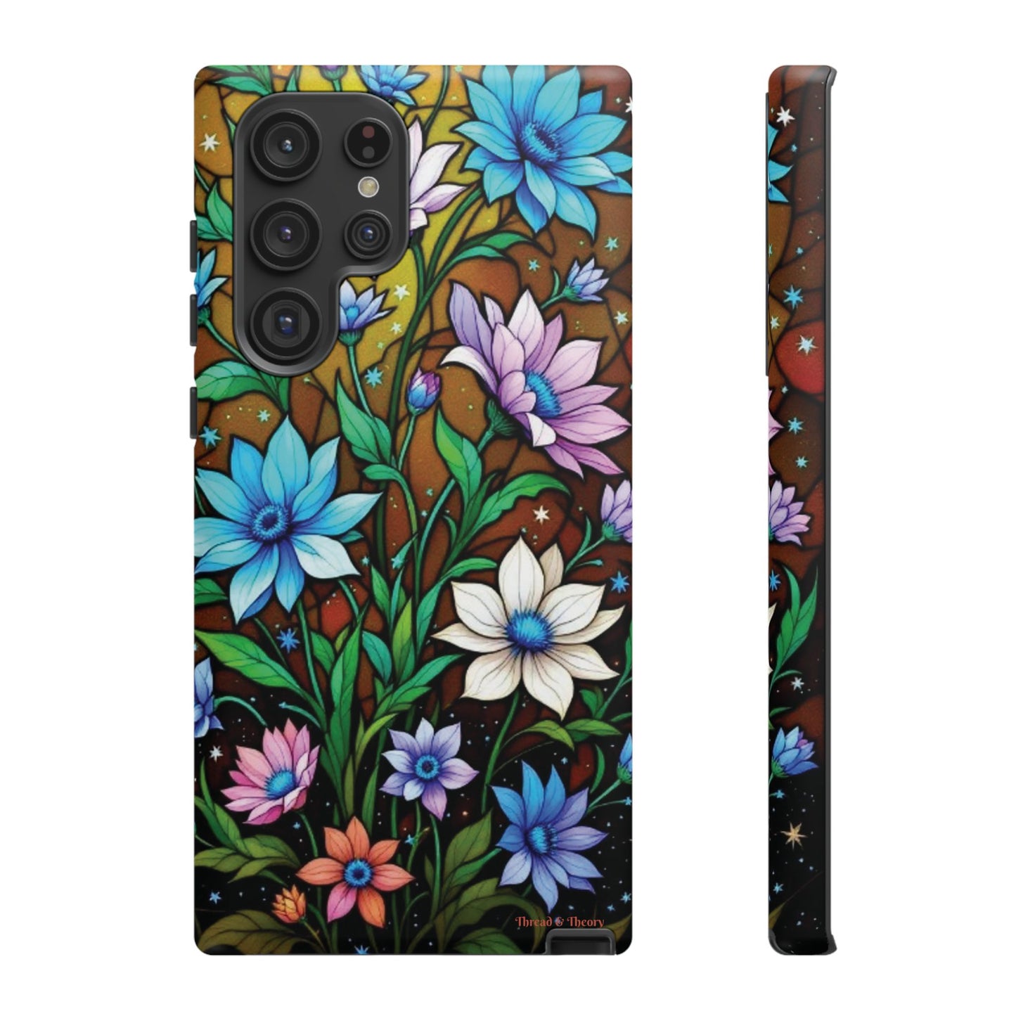 All things Samsung Floral Pattern Phone Case - Tough Cases with Vibrant Flowers