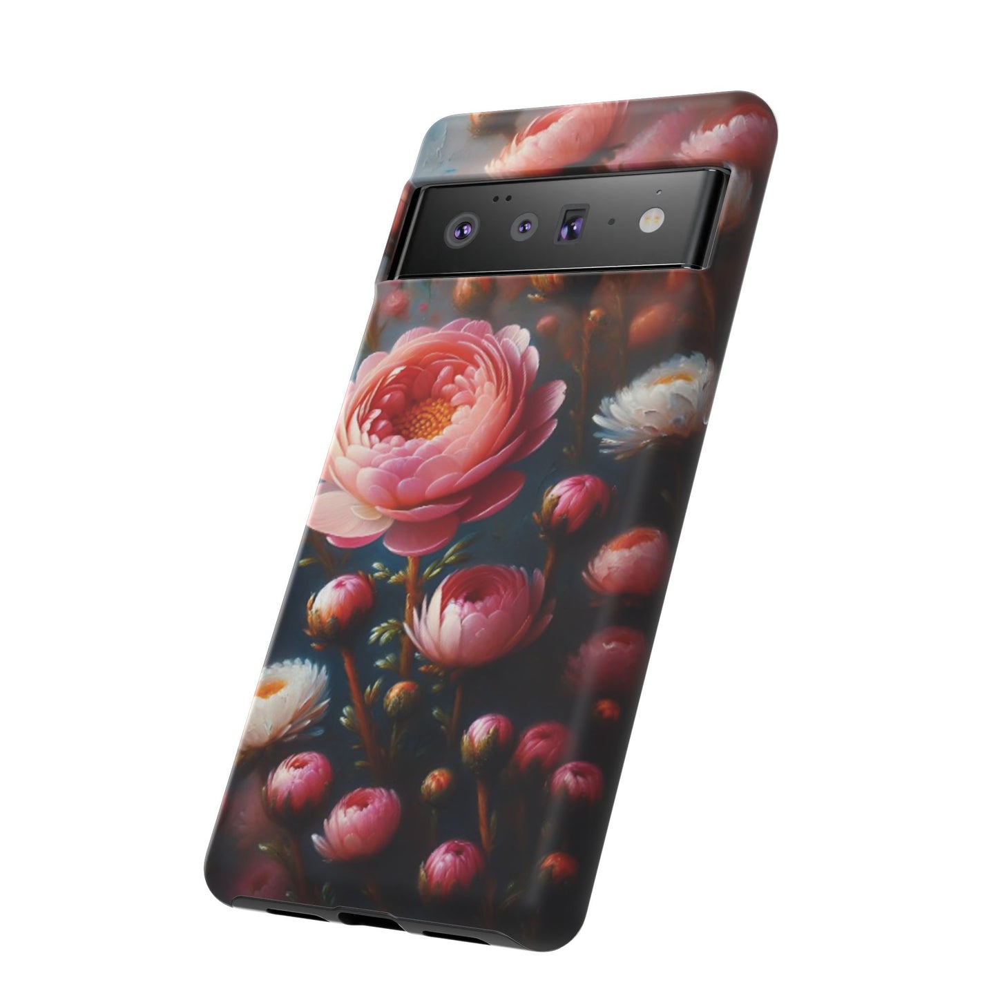 Pixel Me Floral Tough Phone Case - Elegant Protective Design for Flower Lovers