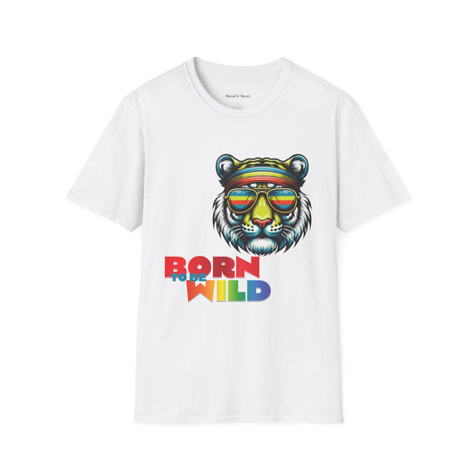 Loud and Proud Born to Be Wild Tiger T-Shirt