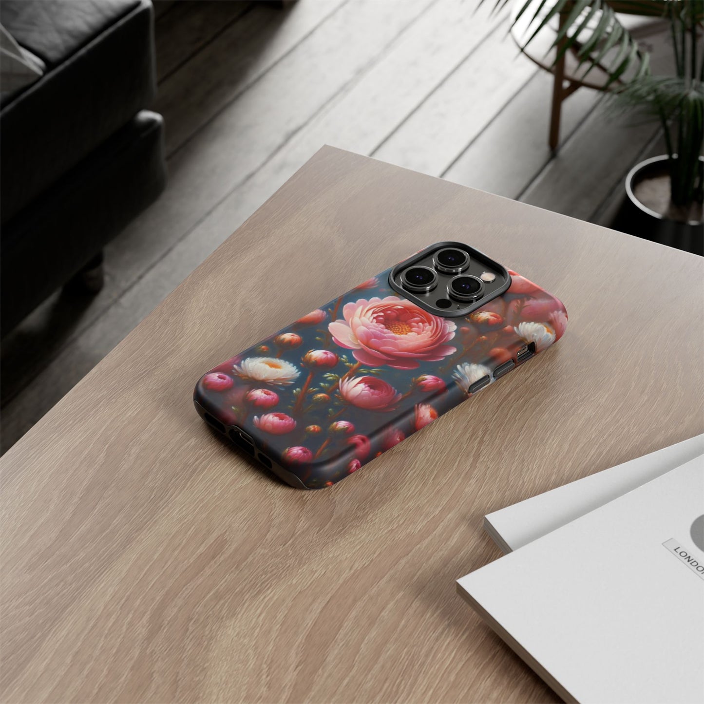 iPhone Lovers Floral Camera Phone Case - Tough & stylish protection case
