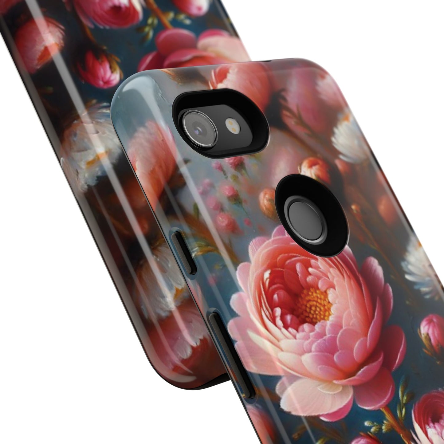 Pixel Me Floral Tough Phone Case - Elegant Protective Design for Flower Lovers