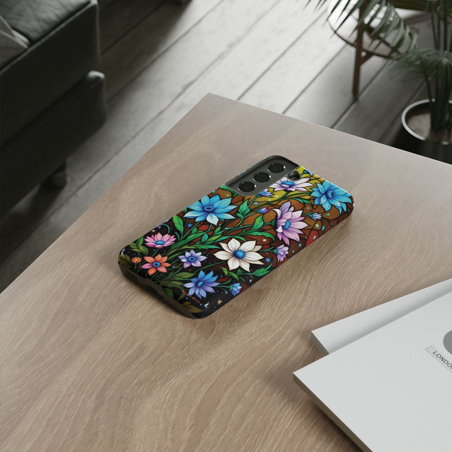 All things Samsung Floral Pattern Phone Case - Tough Cases with Vibrant Flowers