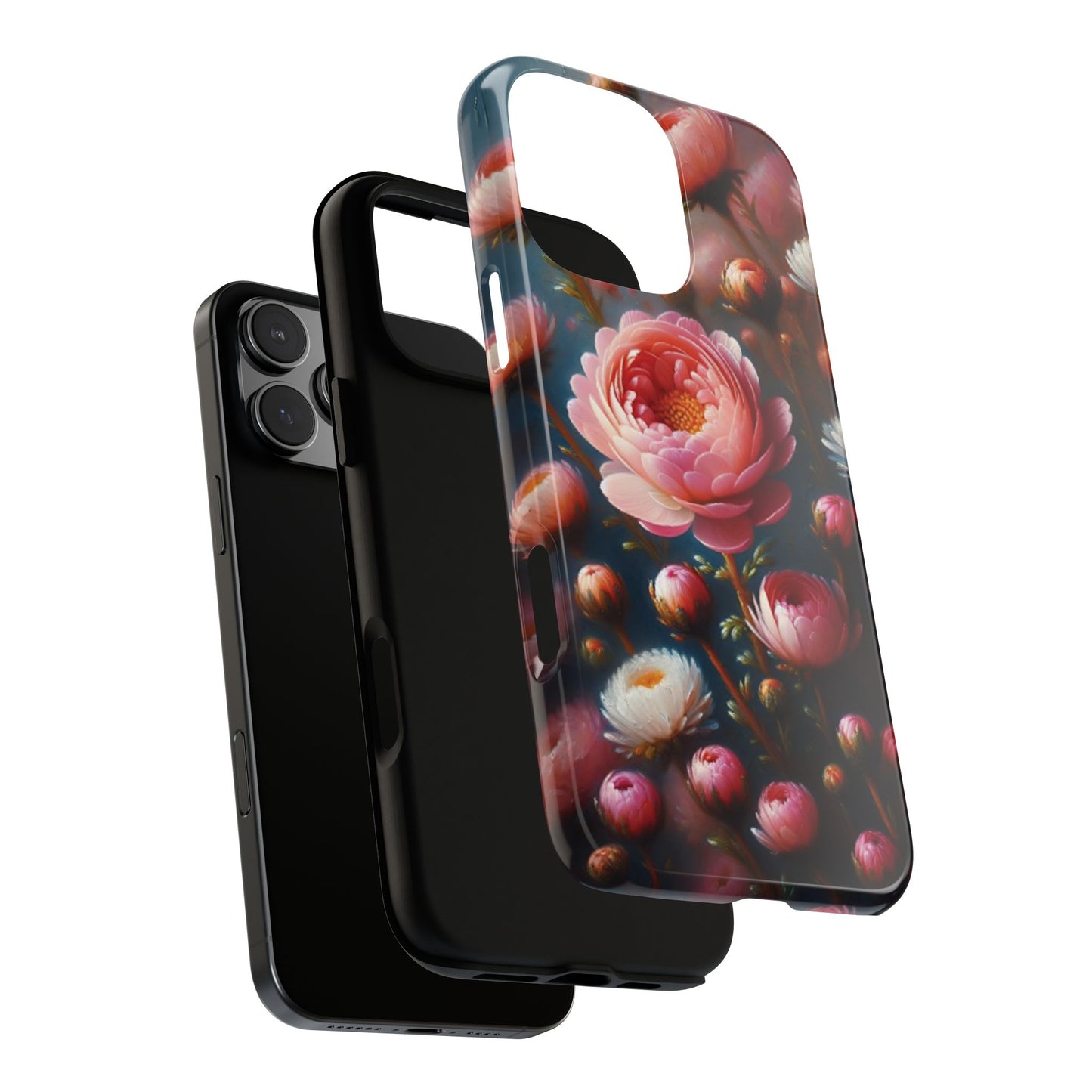iPhone Lovers Floral Camera Phone Case - Tough & stylish protection case