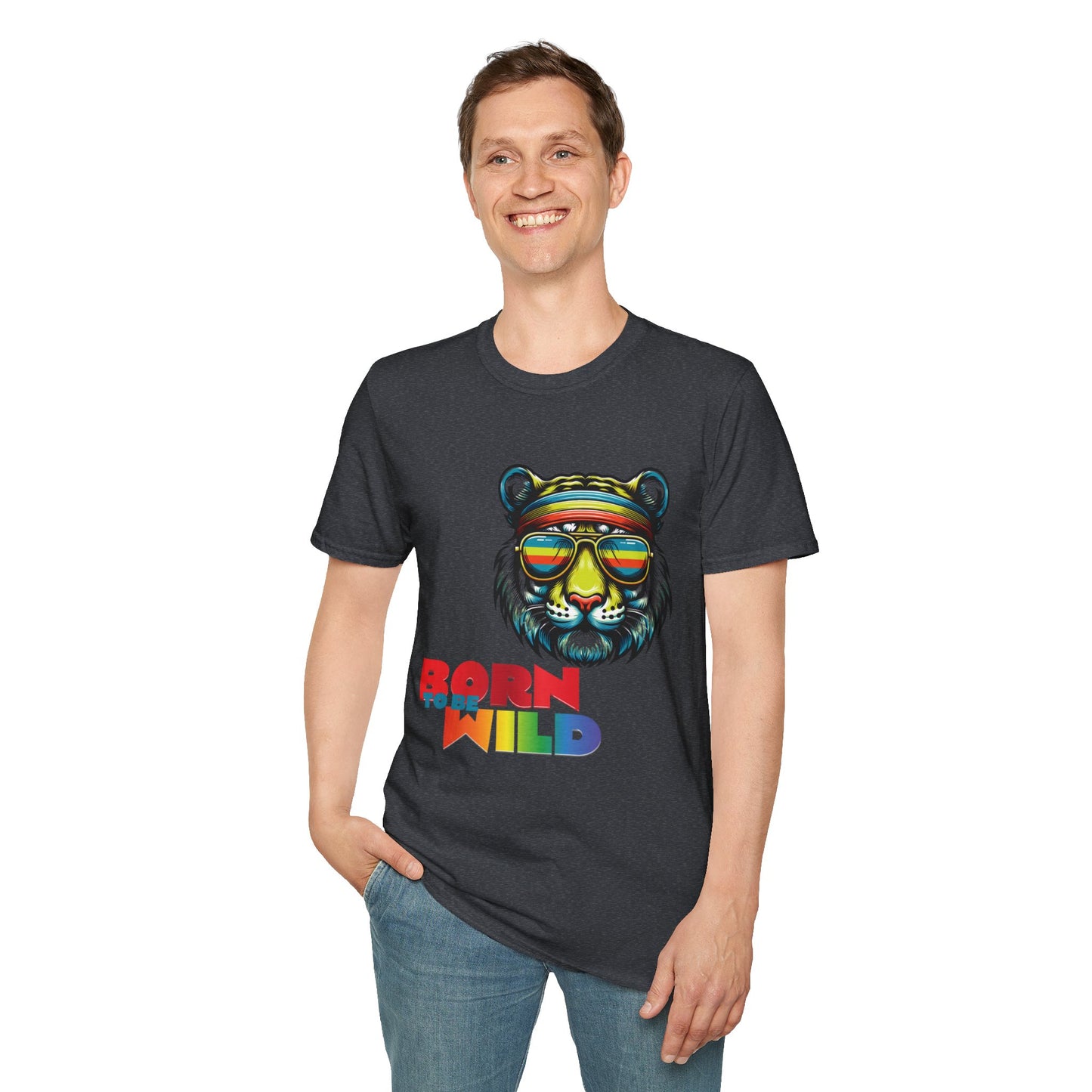 Loud and Proud Born to Be Wild Tiger T-Shirt