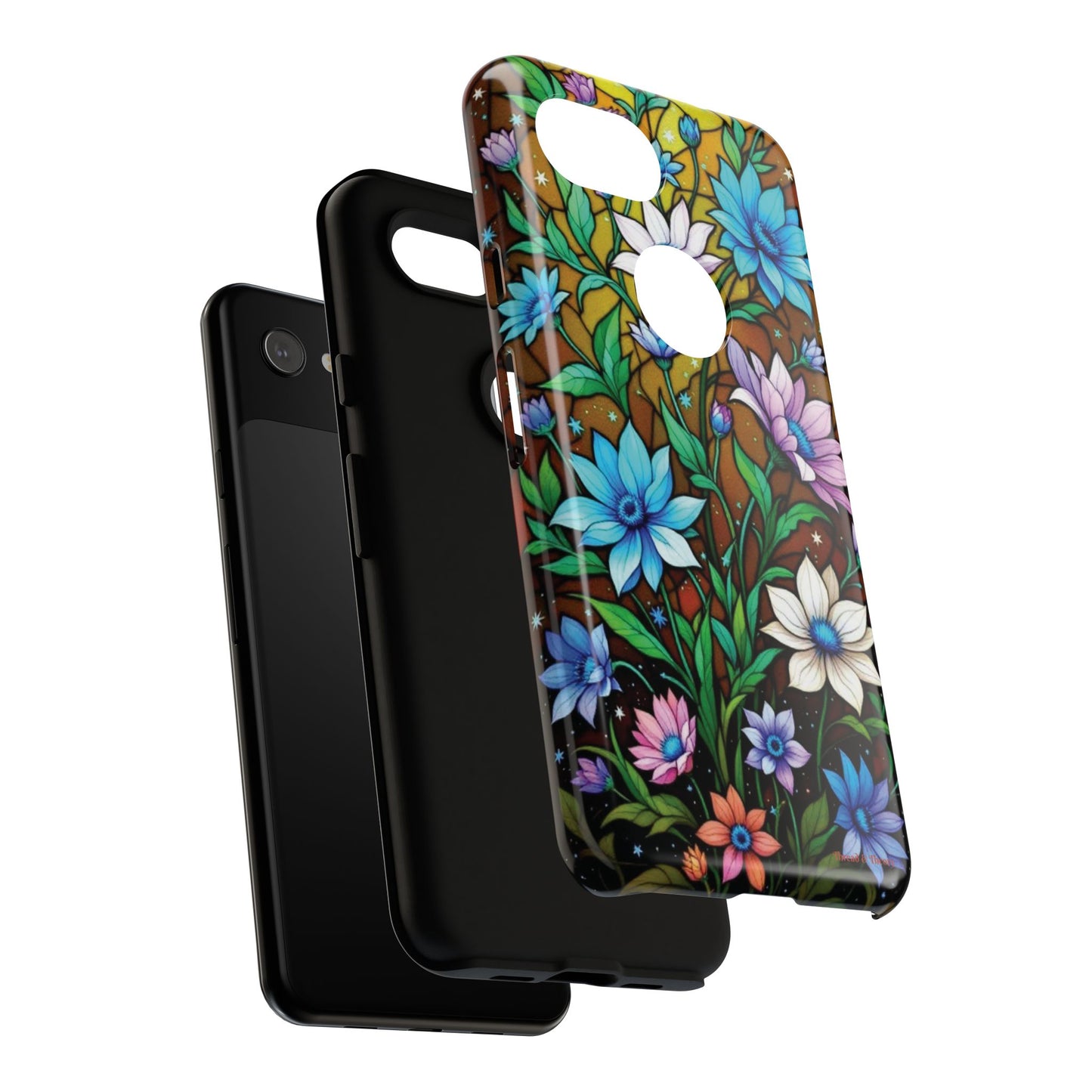 Pixel Me Floral Tough Case - Stylish and Durable Phone Protection