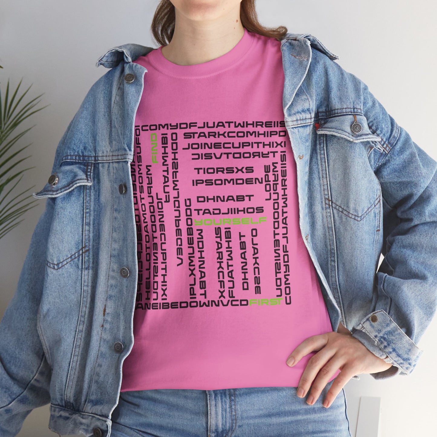 Find Yourself First Unisex Heavy Cotton Tee