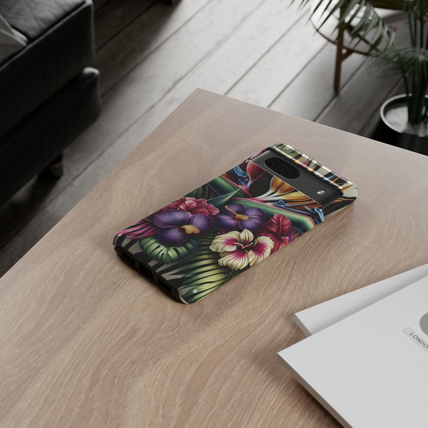 Pixel Me Vibrant Exotic Flower Phone Case