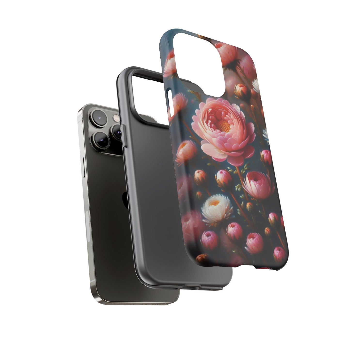 iPhone Lovers Floral Camera Phone Case - Tough & stylish protection case