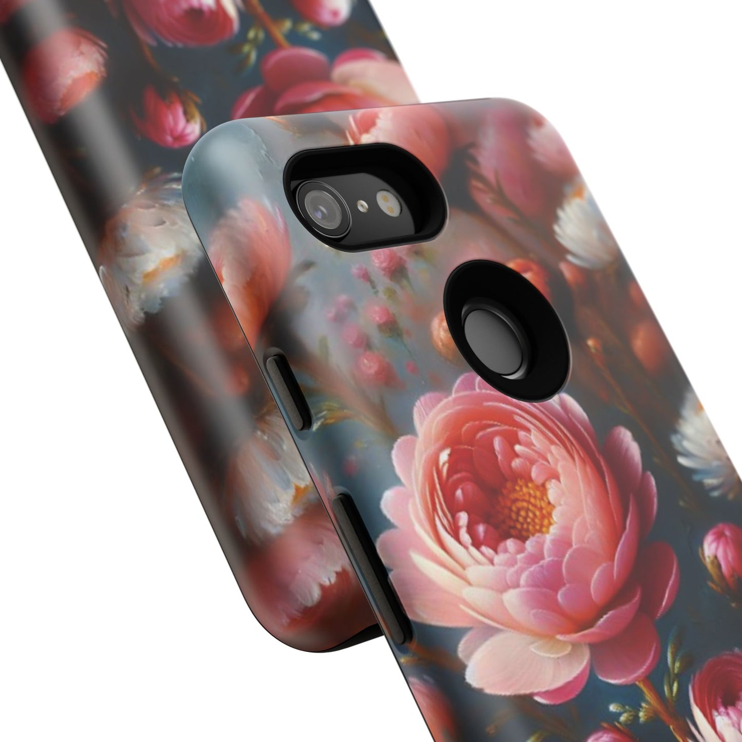 Pixel Me Floral Tough Phone Case - Elegant Protective Design for Flower Lovers