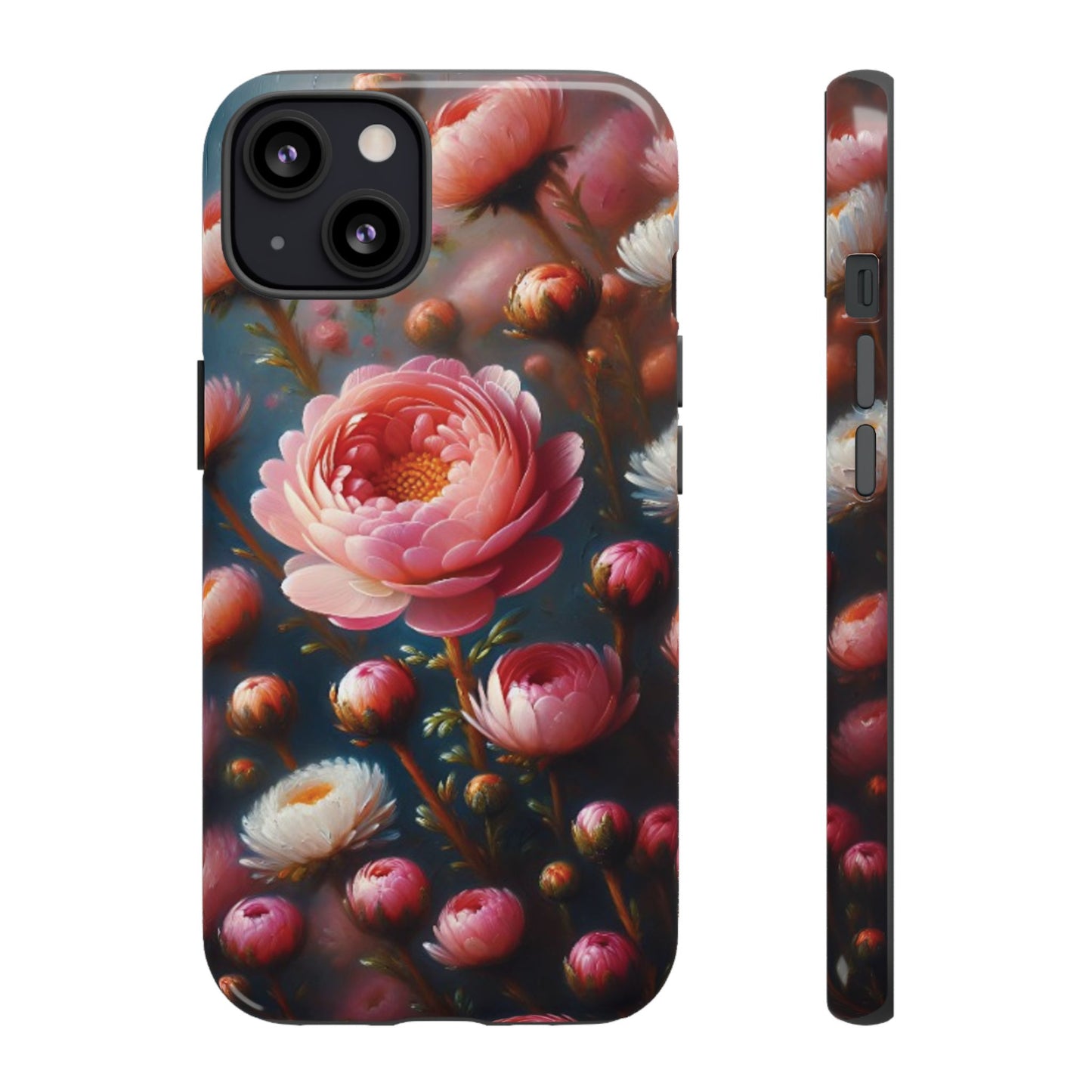 iPhone Lovers Floral Camera Phone Case - Tough & stylish protection case